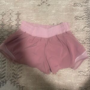 purple lululemon shorts size 2